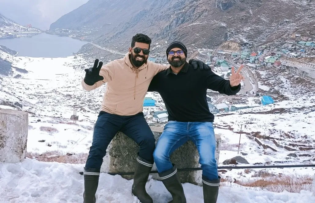 Shazil Ahmed with Kunal Deep at Nathu La Pass!