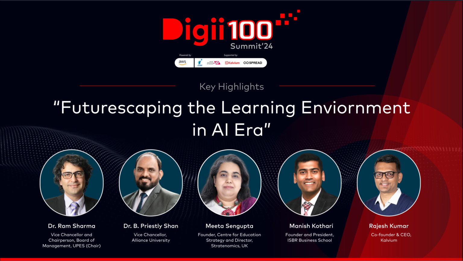 Key Insights of the Panel Discussion: Futurescaping the Learning Environment in the AI Era